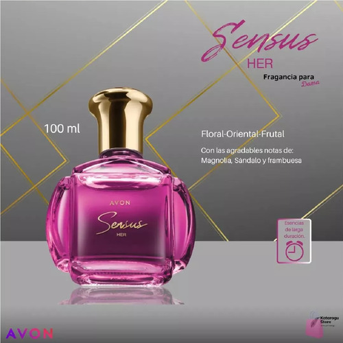 Set 3 Pzs. Perfume Para Dama Sensus Her Avon