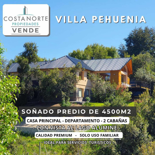Soñado Predio De 4500m2 Con Casa + Dpto + 2 Cabañas - Uso Familiar - En La Peninsula Con Vista Al Lago