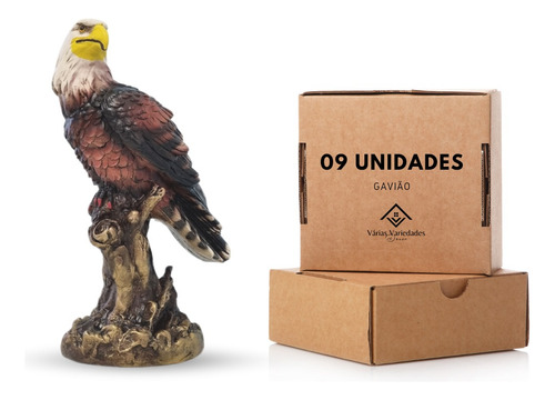 Espanta Pombo E Passarinhos - 6 Gavião Texturizado No Tronco Cor Personalizado