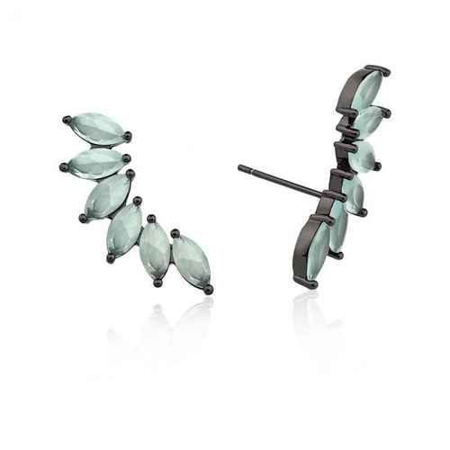 Brinco Feminino Ear Cuff Agua Marinha