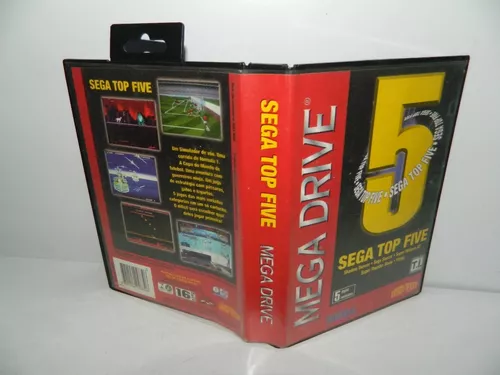 Sega Top Five - 5 Jogos Original Mega Drive - Loja Fisica Rj