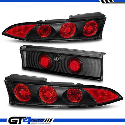 1995 96 97 98 1999 For Mitsubishi Eclipse Black Red Rear Gt4