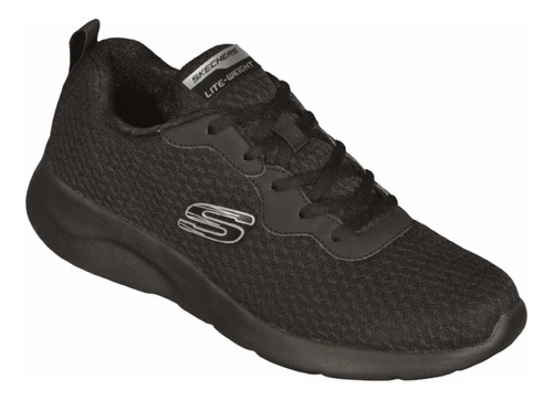 Tenis Skechers Negro Caballero Memory Foam Plus Premium A4