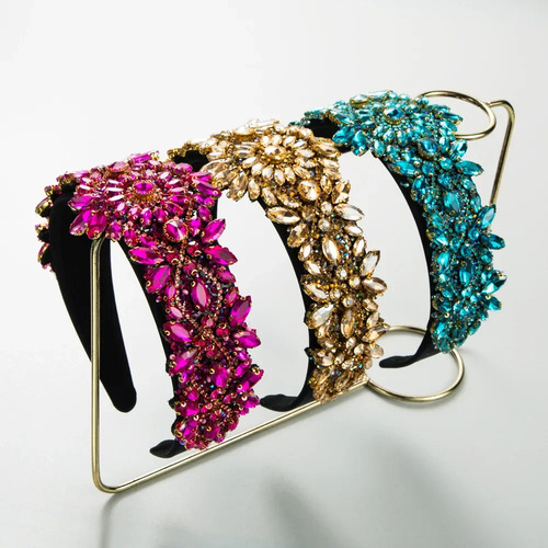 Accesorios Para El Cabello Con Diadema Vintage Con Flores De