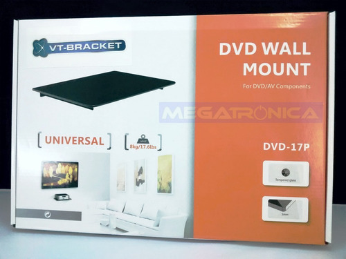 Soporte Vidrio Estante Dvd Bluray Ps3 Ps4 Decodificador 17p