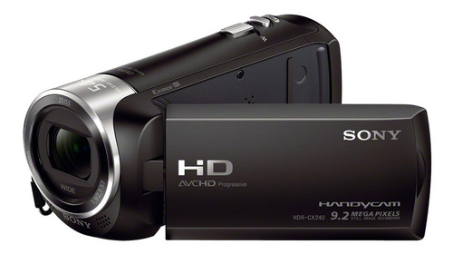 Câmera de vídeo Sony HDR-CX240 HD NTSC preta