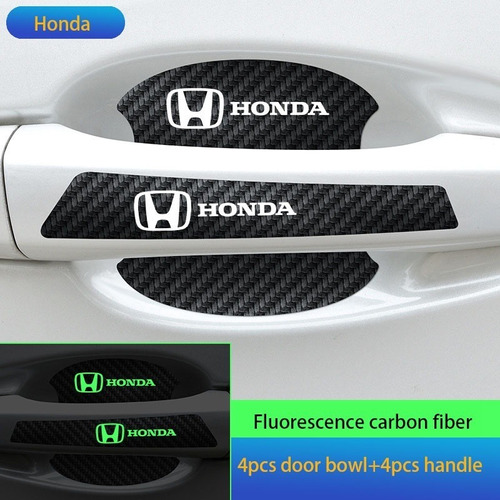 Kit Adesivo Protetor Fibra De Carbono Honda Anti-arranhão