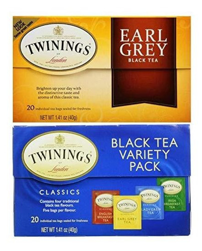 Caja De Tè Paquete Variado De Té Twinings Earl Grey Con Su