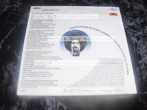 Fermin Iv 004 Cd Single Raro De Coleccion Control Machete (Usado)