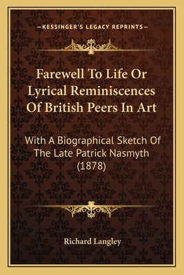 Libro Farewell To Life Or Lyrical Reminiscences Of Britis...