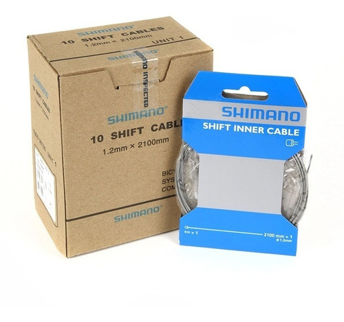 Cable De Cambio Shimano 1.2x2100mm Road 10pcs