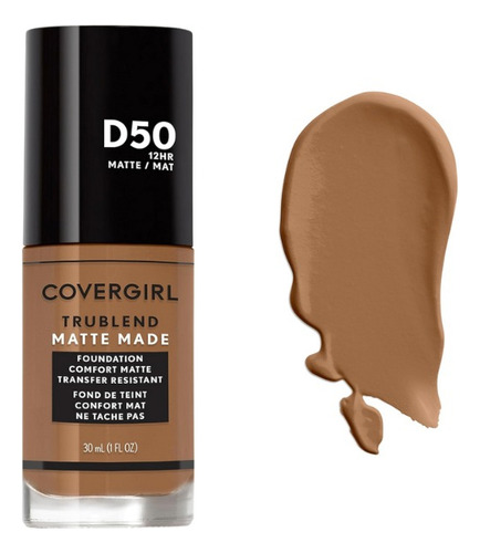 Base De Maquillaje LĂquida Trublend Matte Made Covergirl