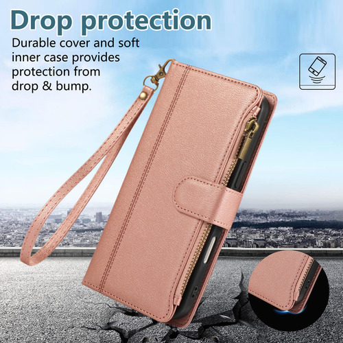 Funda Foroppo Realme 13 Pro 5g Con Cierre Tipo Cartera Para Teléfono, Soporte De Cuerda Colgante, Piel