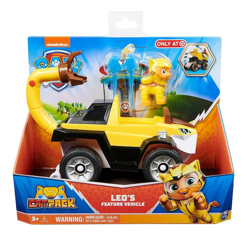 Patrulha Canina Veiculo Cat Pack E Figura Leo Sunny 3253