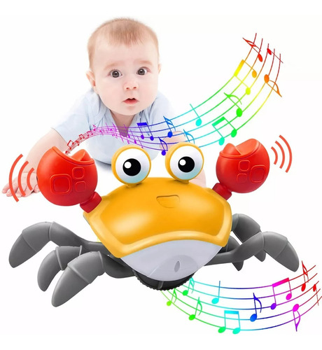 Música Y Luces Move Stimulate Cangrejo Juguetes Para Niños