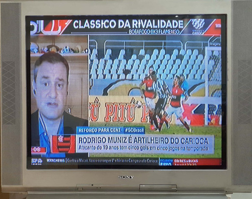 Tv Sony Trinitron De 38 Polegadas Usada Com Todas Funções Fu