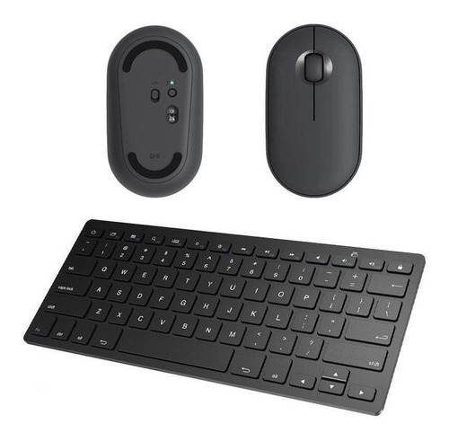 Teclado, Mouse Bluetooth Preto Para Notebook Acer