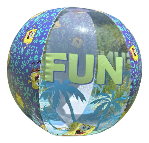 Pelota De Playa Inflable Del Sol Diseño Bob Esponja