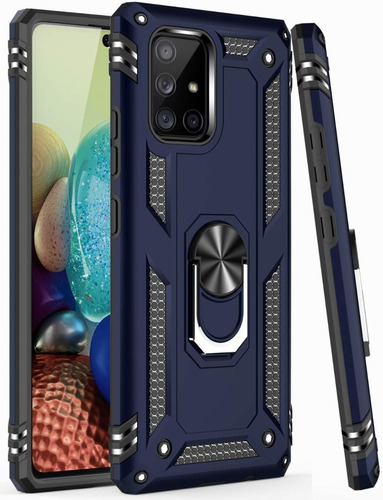 Forro Estuche Funda Para Samsung Galaxy A71 Con Anillo 360