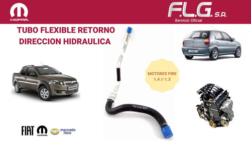 Manguera Retorno Dir. Hidraúlica Original Fiat