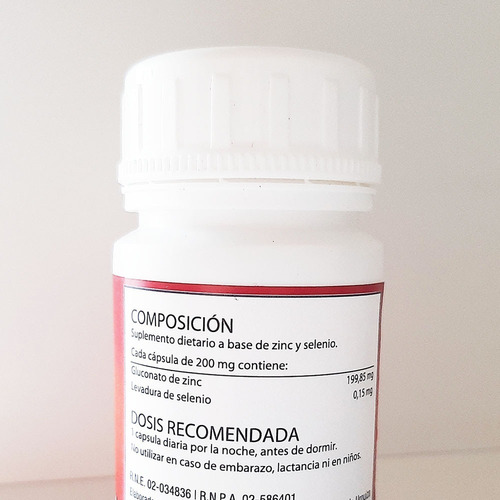 Zinc+selenio En Capsulas. Más Vitalidad, Más Memoria