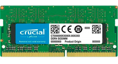 Memoria Ram 8gb Ddr4 2666mhz Crucial Sodimm Ct8g4sfs8266