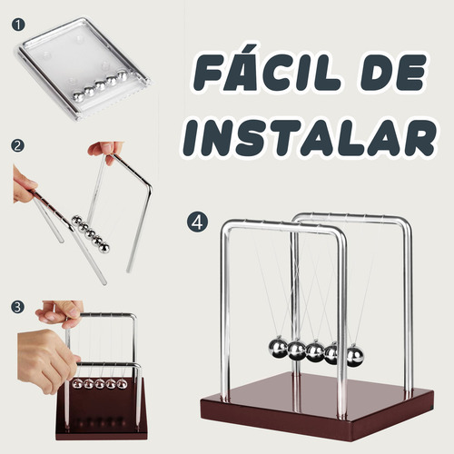 Newton's Cradle Bolas De Equilibrio De Péndulo Niños Regalos