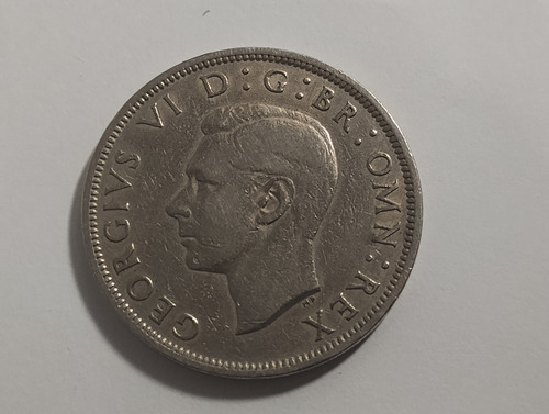 Moeda Half Crown 1949 Reino Unido Mbc (Usado)