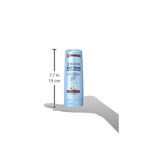 Jergens La Piel Mojada Crema Hidratante, Aceite De Coco, De