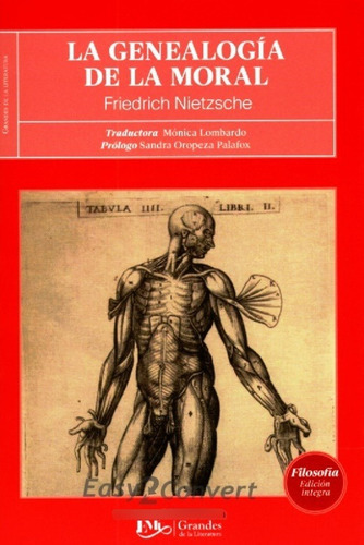 La Genealogía De La Moral, De Friedrich Nietzsche. Editorial Editores Mexicanos Unidos, Tapa Blanda En Español