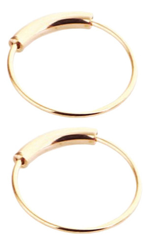 Aros De Anillo De Nariz Oro Rosa De 6 Mm