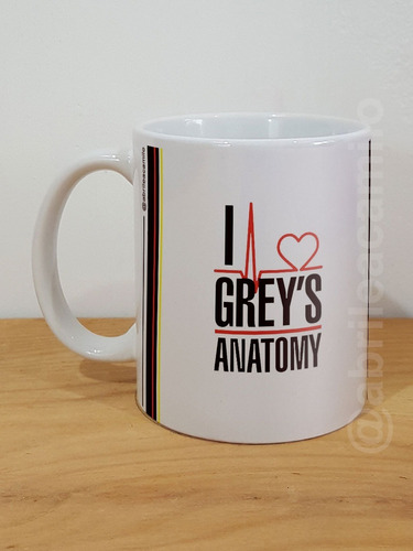 Taza Grey's Anatomy Collage Cerámica Importada Orca