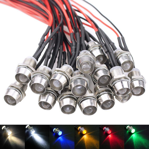 18 Luz Led Para Piloto Dc12 V Direccional Ultra Brillante In