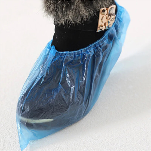 100pcs/set Cubrezapatos Desechables Plástico Impermeable