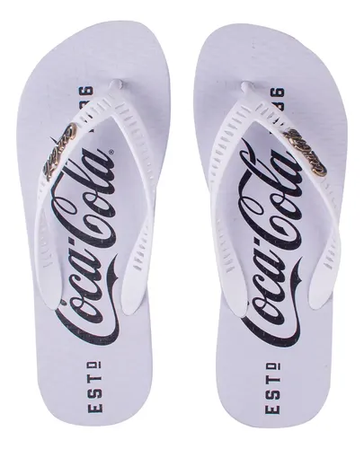 Chinelo Sandália Casual Moda Verão Original Coca Cola