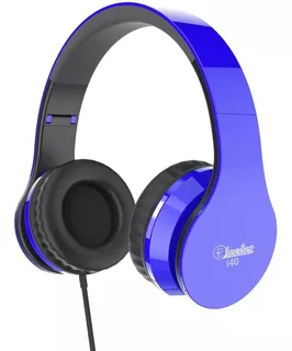 Auriculares Headphones 3.5mm Elecder I40 Con Microfono Azul