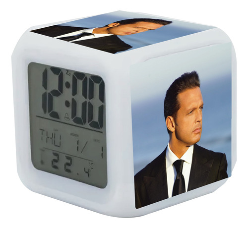 Reloj Despertador Luis Miguel Con Luz Led