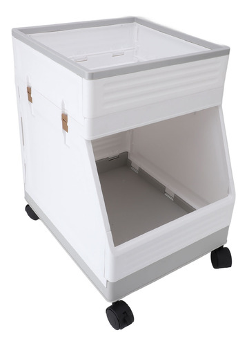 Rolling Cart Utility De 4 Rodas Multifuncional De Camada Dup