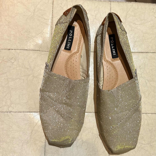 Alpargata Pollini Mujer Brillantes, Talla 39