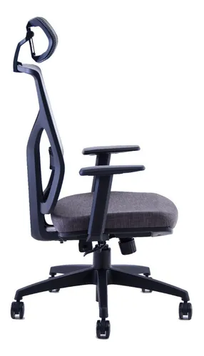 Silla Oficina Cool Negra Cabezal Brazos Entrega 24hs Caba