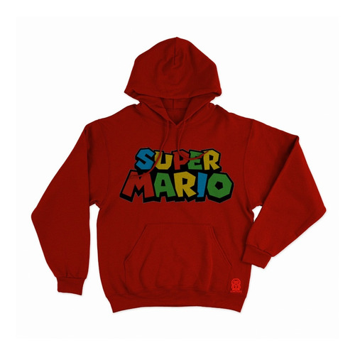 Polera Con Capucha Super Mario