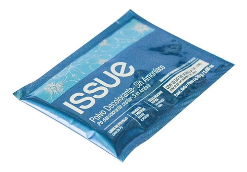 Imagen 3 de 3 de Polvo Decolorante Azul, Sin Amoníaco - Issue