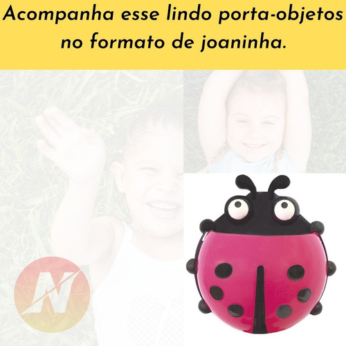 Imagem 5 de 7 de Patinete Infantil Com Assento Removível De Joaninha Com Luz
