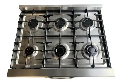 Cocina Industrial Fornax Versatil Fit 6 Hornallas 82cm Visor