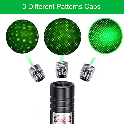 Puntero Verde De Alta Potencia, Recargable, Carga Usb