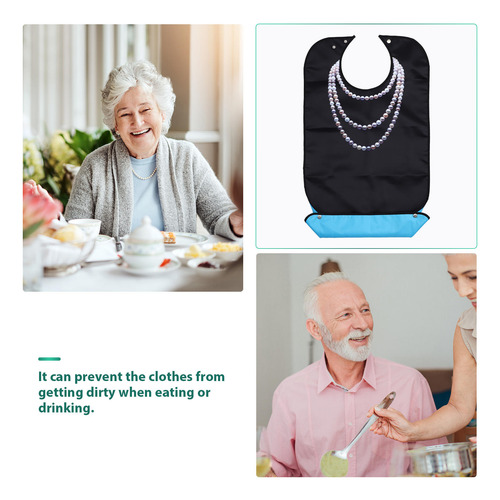 Toalla Babera Para Personas Mayores, Ropa Con Babero