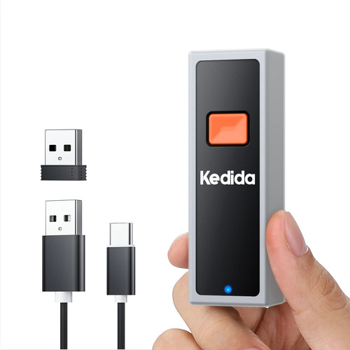 Kedida Escaner De Codigo De Barras Bluetooth 2d, Portatil 3