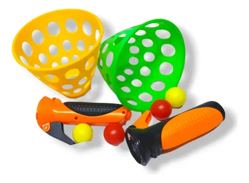 Juego De Atrapar Balones Al Aire Libre Con Plástico Resistente, Diversión Familiar En Patio O Playa