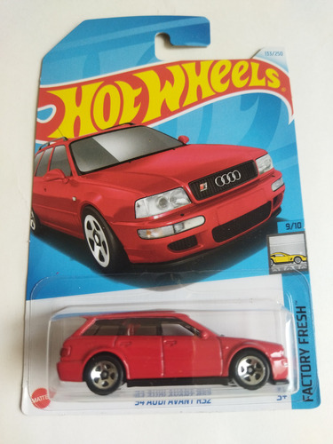 Hot Wheels 94 Audi Avant Rs2 Factory Fresh 9/10 Gg6 Rojo