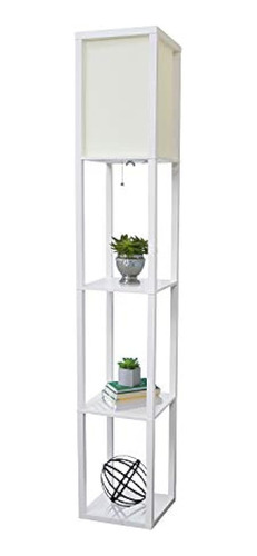 Diseños Simples Hogar Lf1014-wht Etagere Organizador Estante